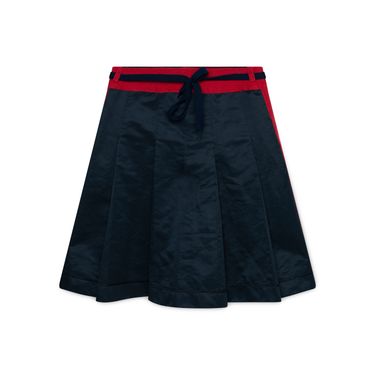 Miu Miu Navy and Red Skirt