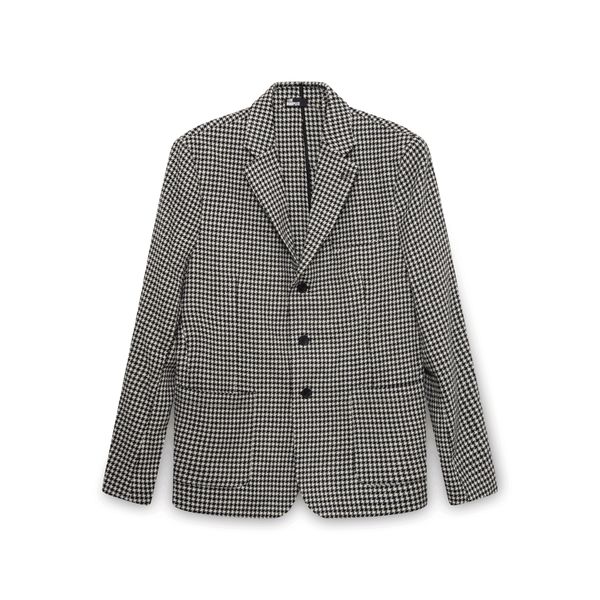 The Kooples Wool Blend Printed Blazer