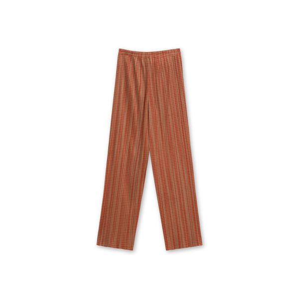 Issey Miyake Plaid Pleated Pants