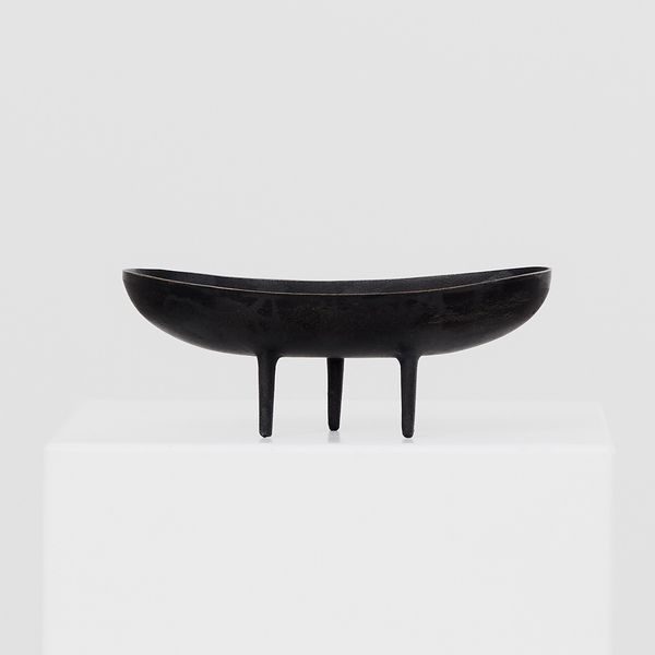 Cast Iron Tripod Ikebana Bowl