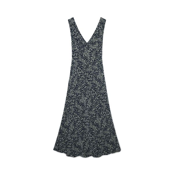 Matteau Plunge Midnight Daisy Slip Dress