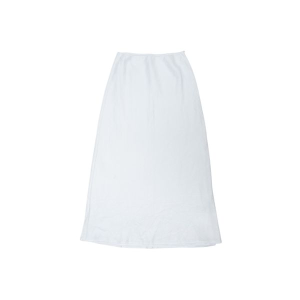 Reformation White Layla Linen Skirt