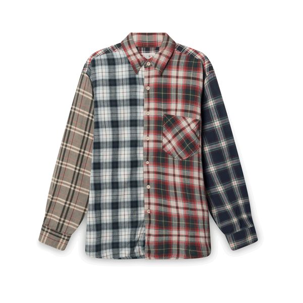 J.Crew Multi Plaid Flannel Shirt