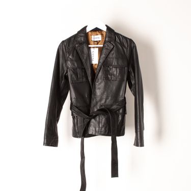 Ganni Wrap Leather Jacket