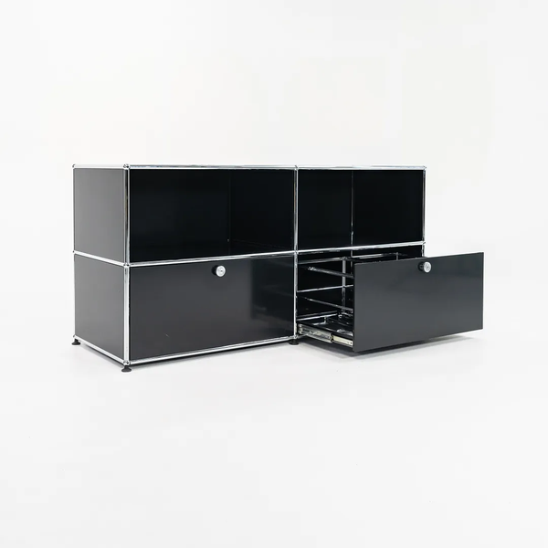 Black Credenza by Fritz Haller & Paul Schaerer for USM, 2000