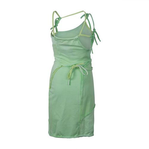 Ottolinger Lime Asymmetric Strap Dress