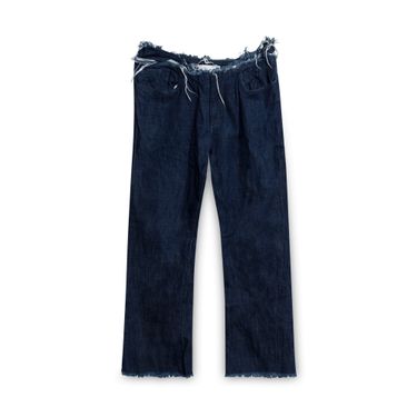 Marques Almeida Frayed Denim Jeans - Blue
