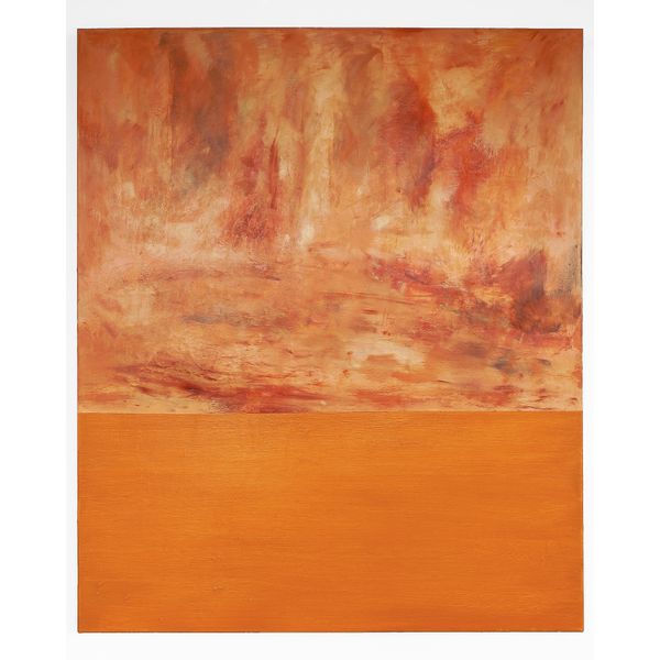 Orange Composition 6 (Orange with Tan) by Archer Defterios, 2025