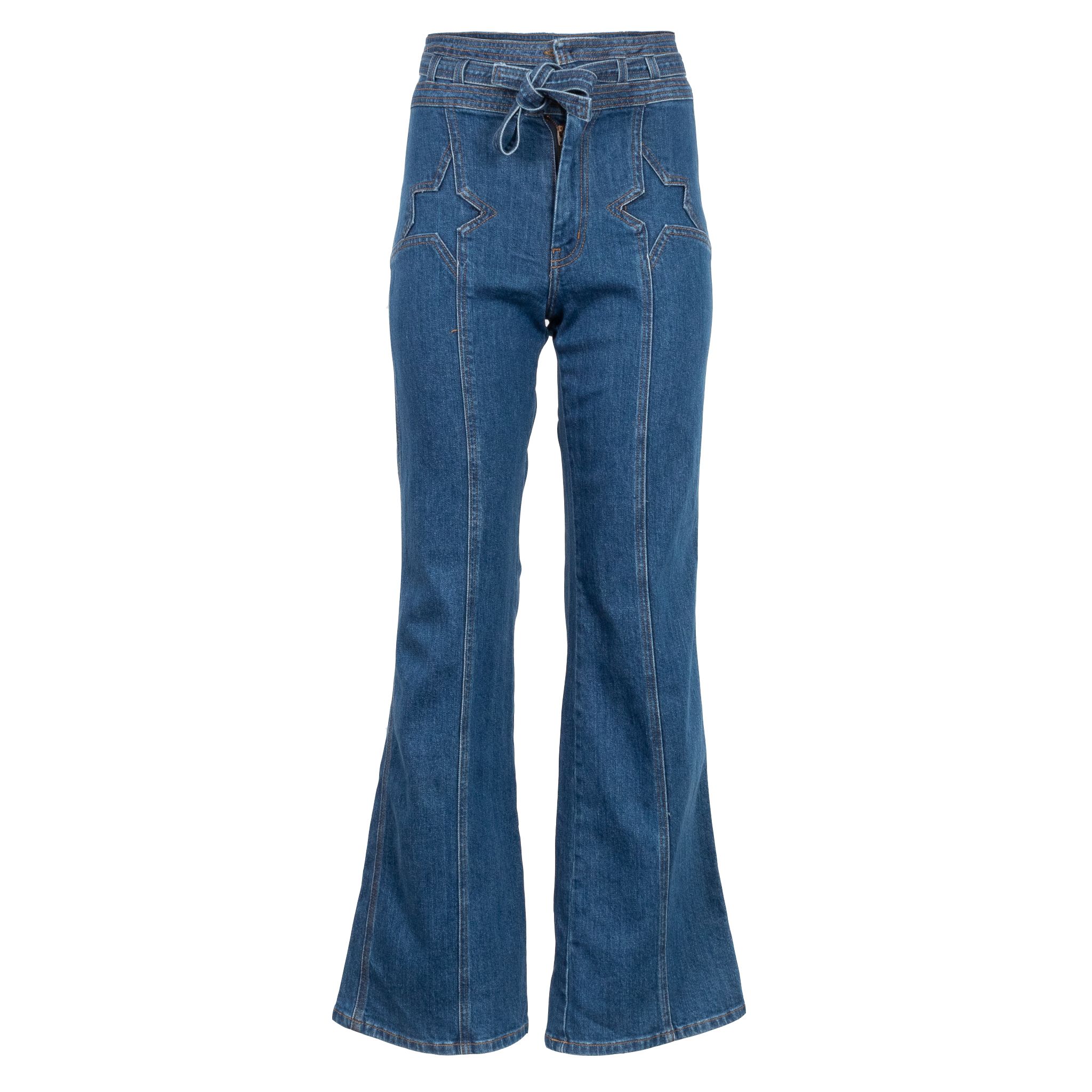 Khaite benny crop flare hot sale jeans