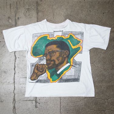 Vintage 'Malcolm X' t-shirt