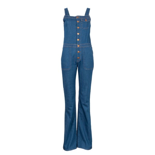 M.i.h Jeans The Dix Stretch Denim Flared Overalls