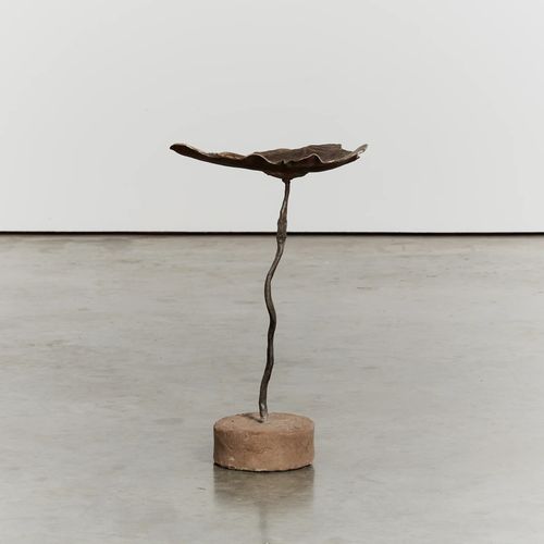Sculptural Pedestal in Wrought Iron by Artist Salvino Masura