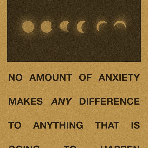 NO AMOUNT OF ANXIETY- Moons Yellow