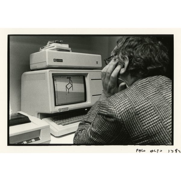 Ettore Sottsass in Palo Alto, 1984