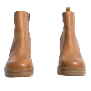 Vagabond Leather Ankle Boots - Tan 