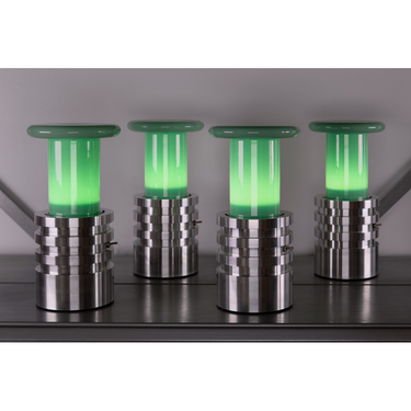 Mycelium Lamp - Glossy Green