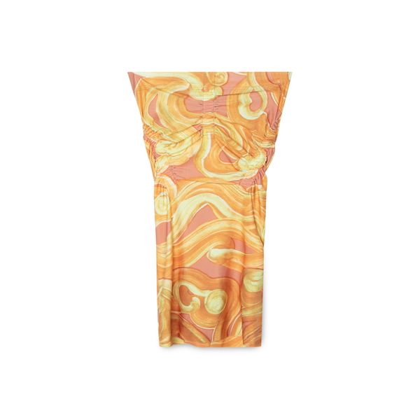 Charlotte Knowles Orange Jersey Skinn Dress