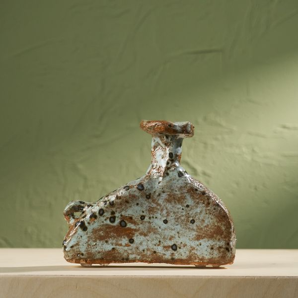 Willem van Hooff Tiny Core Vessel, Glazed Earthenware, The Netherlands, 2020s