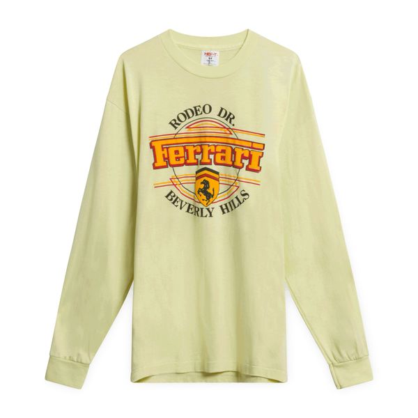 Yellow Ferrari Rodeo Drive Long Sleeve