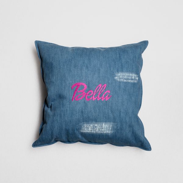 Denim Cushion (Bella) by Harry Nuriev, 2022