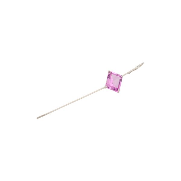 Earpin - Pink Sapphire