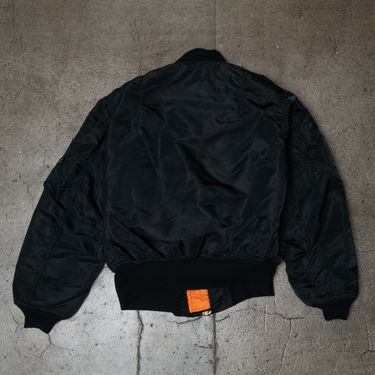 Vintage Black Bomber Jacket