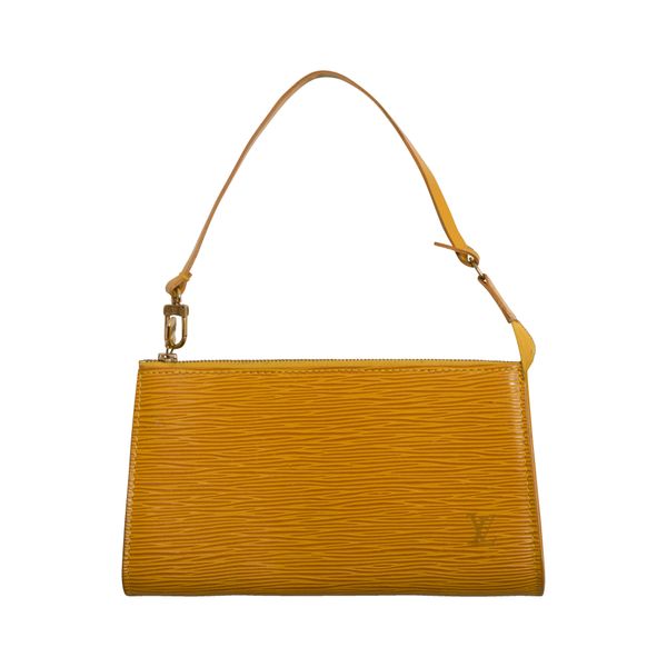 Louis Vuitton Yellow Epi Pouchette