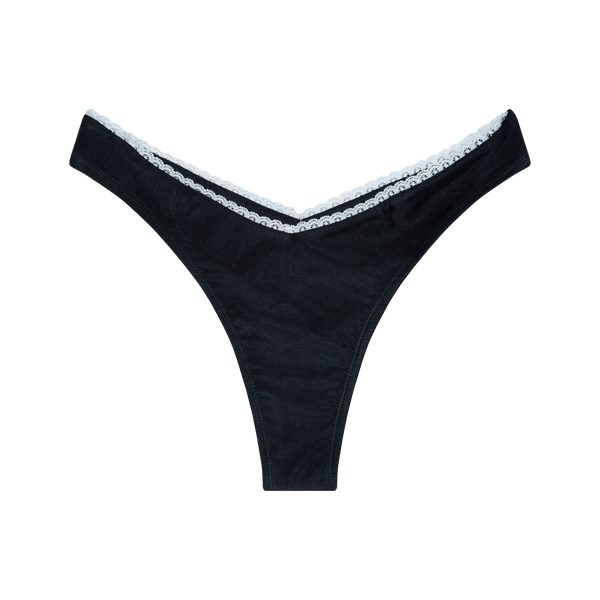 Rodeo Black Cheeky Bikini Bottom