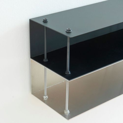 Unit Black (Dawn), Aluminium Shelf Series By Giseok Kim