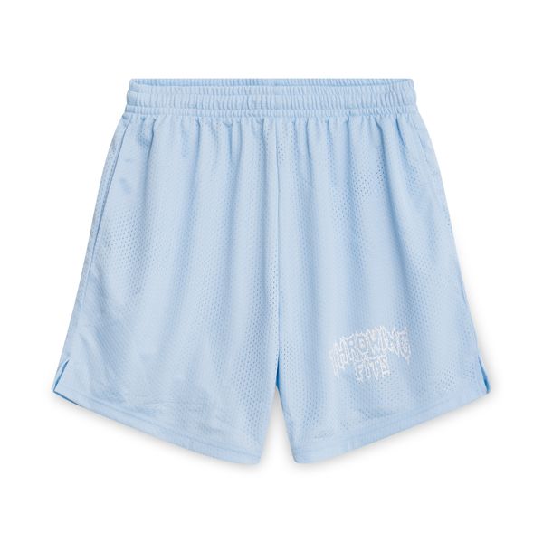 Throwing Fits Blue Mesh Shorts