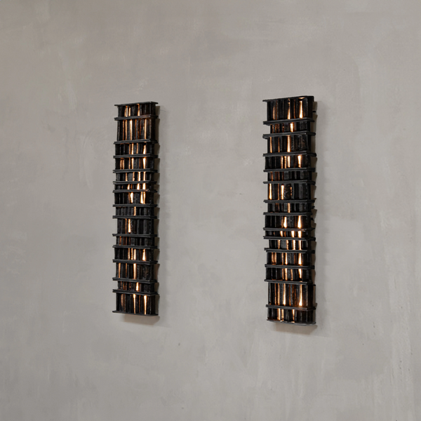 Gear Cartela Sconce by Héctor Esrawe, 2024