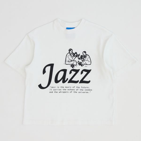 Free Internet Library: Jazz T-Shirt (White)