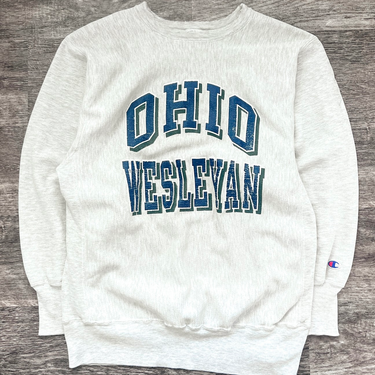 1990s Champion Reverse Weave Ohio Wesleyan Crewneck 