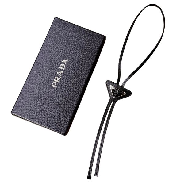 Prada FW23 Saffiano Bolo Tie