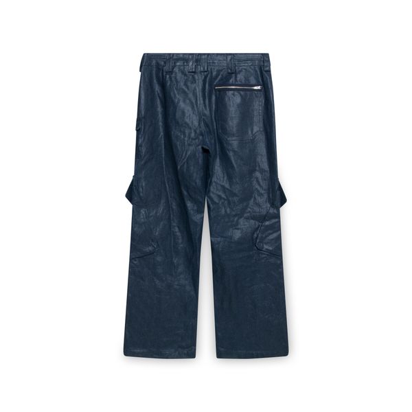 With Jéan Wax Blue Rain Cargo Pants