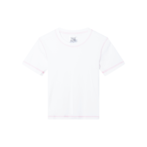 Phlemuns White Cotton Tee