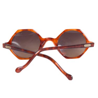 Gucci Hexagonal Sunglasses - Tortoiseshell Acetate