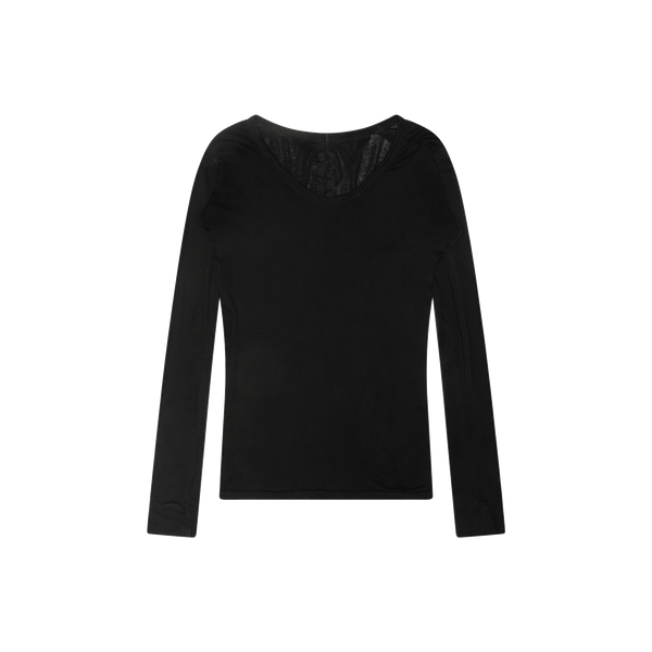 Rick Owens Black Long Sleeve Shirt