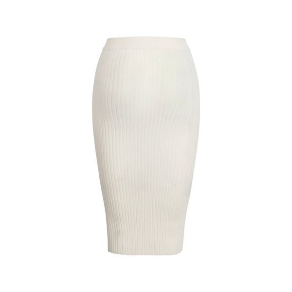 GIU GIU Ivory Nonna Tube Skirt
