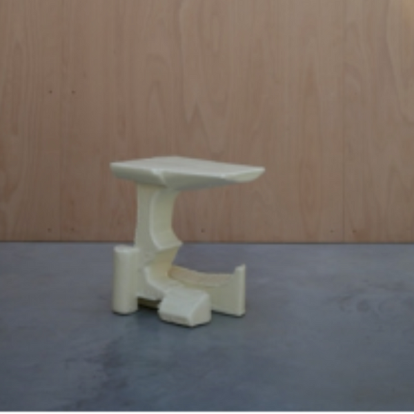 6 x 8 Ghost Poly Stool by Max Lamb, 2021