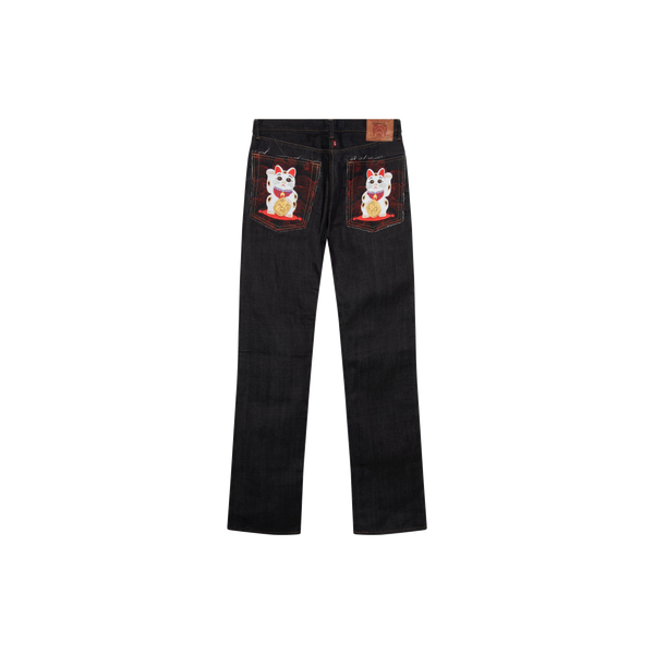 RMC Dark Wash Lucky Cat Jeans