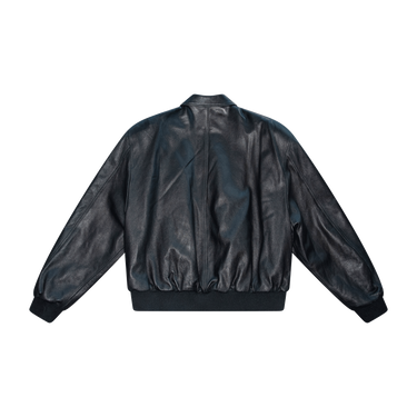 Balenciaga Leather Bomber Jacket