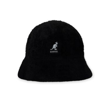 Kangol Fuzzy Black Bucket Hat