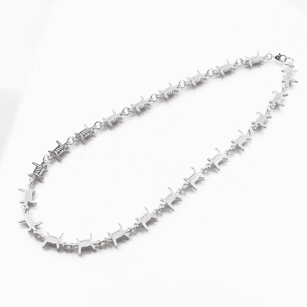Multi Barbed Wire Necklace