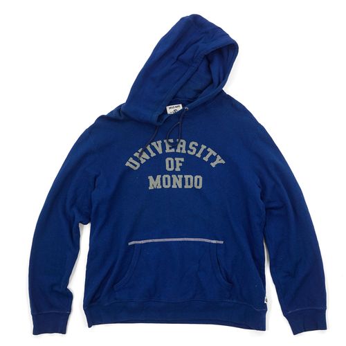 University Of Mondo Solf Fleece Pullover Hoodie blue