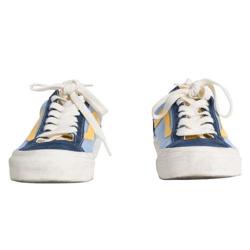 Vans Skate Shoes - Dark Blue and Yellow