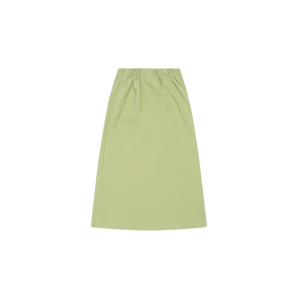 SLLOW Pistachio Green Midi Skirt