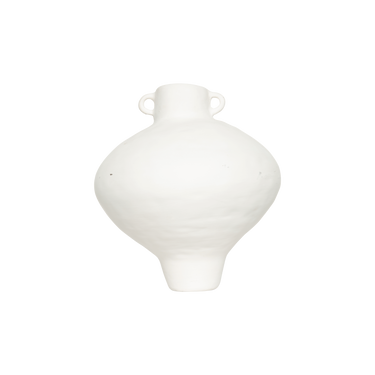 Marta Bonilla White Terracotta Vase