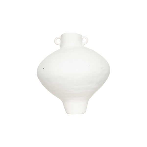 Marta Bonilla White Terracotta Vase