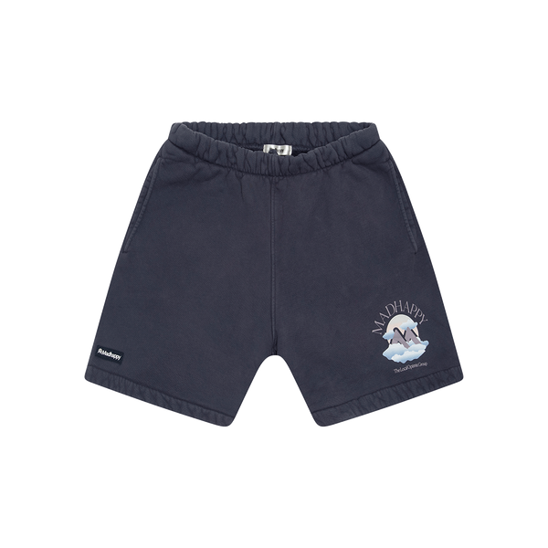 Madhappy Navy Fleece Sweat Shorts